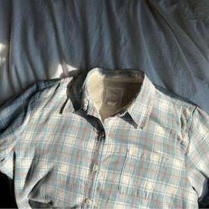 L.L. Bean Fleece Lined Plaid Flannel
